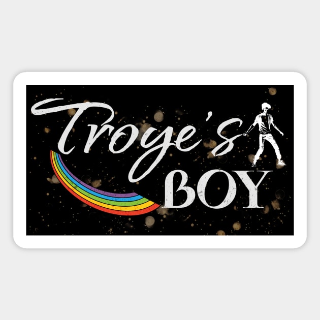 Troye's Boy Rainbow Dancer Magnet by Prideopenspaces